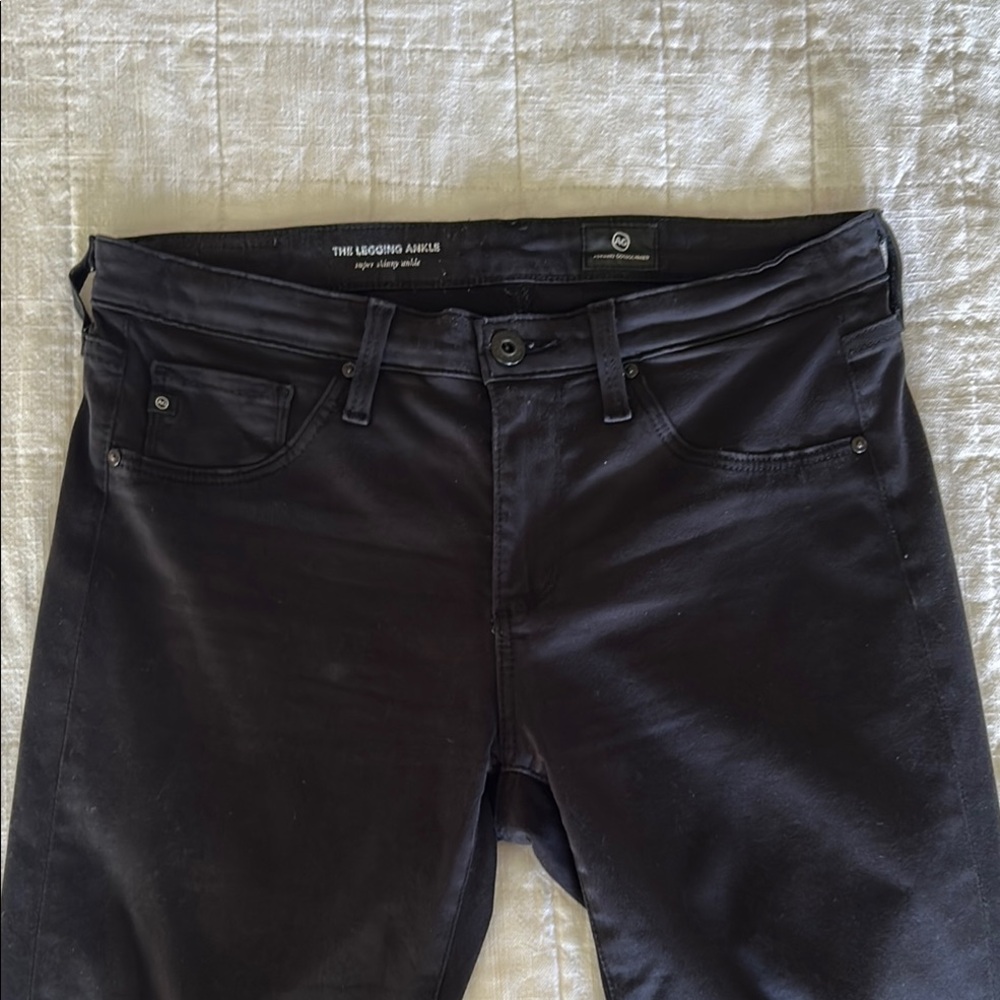 AG Adriano Goldschmied Black “The Legging Ankle” Size 27R
